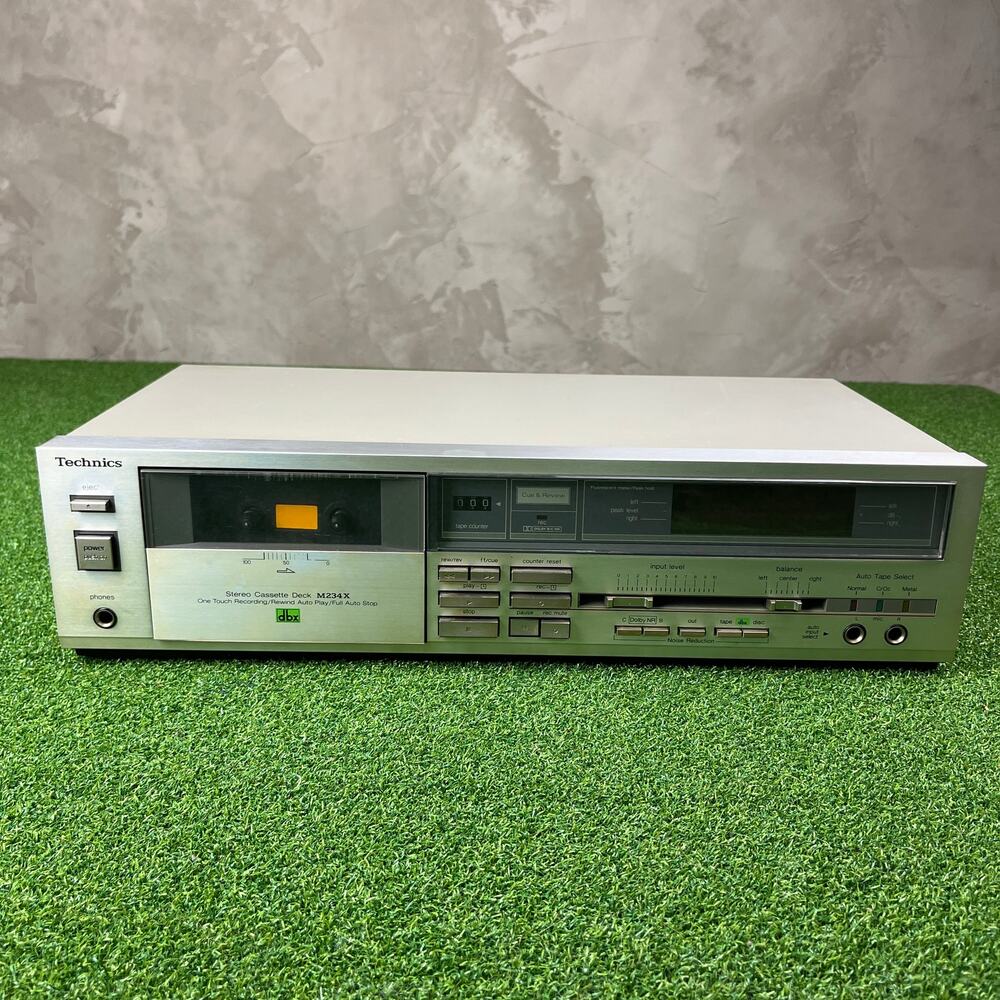 Technics M234X Stereo Cassette Tape Deck Dolby B C DBX Vintage Tested Working